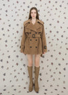 HERITAGE MELTON TRENCH COAT
