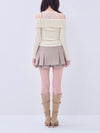 Strap belt long boots
