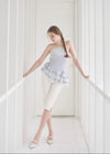 ASYMMETRIC HALTER NECK SATIN TOP