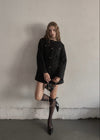 Fur collar classical coat