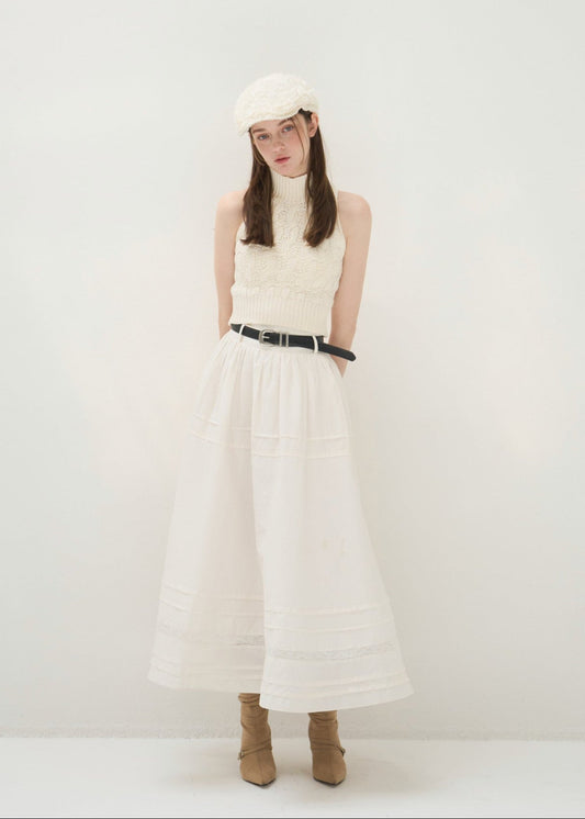 COTTON LACE SKIRT