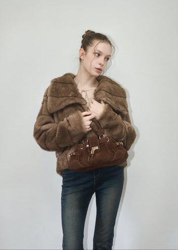 LUXE FAUX FUR COAT