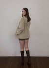 <予約商品>Waistmark eco fur coat