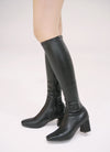 Slim fit long boots