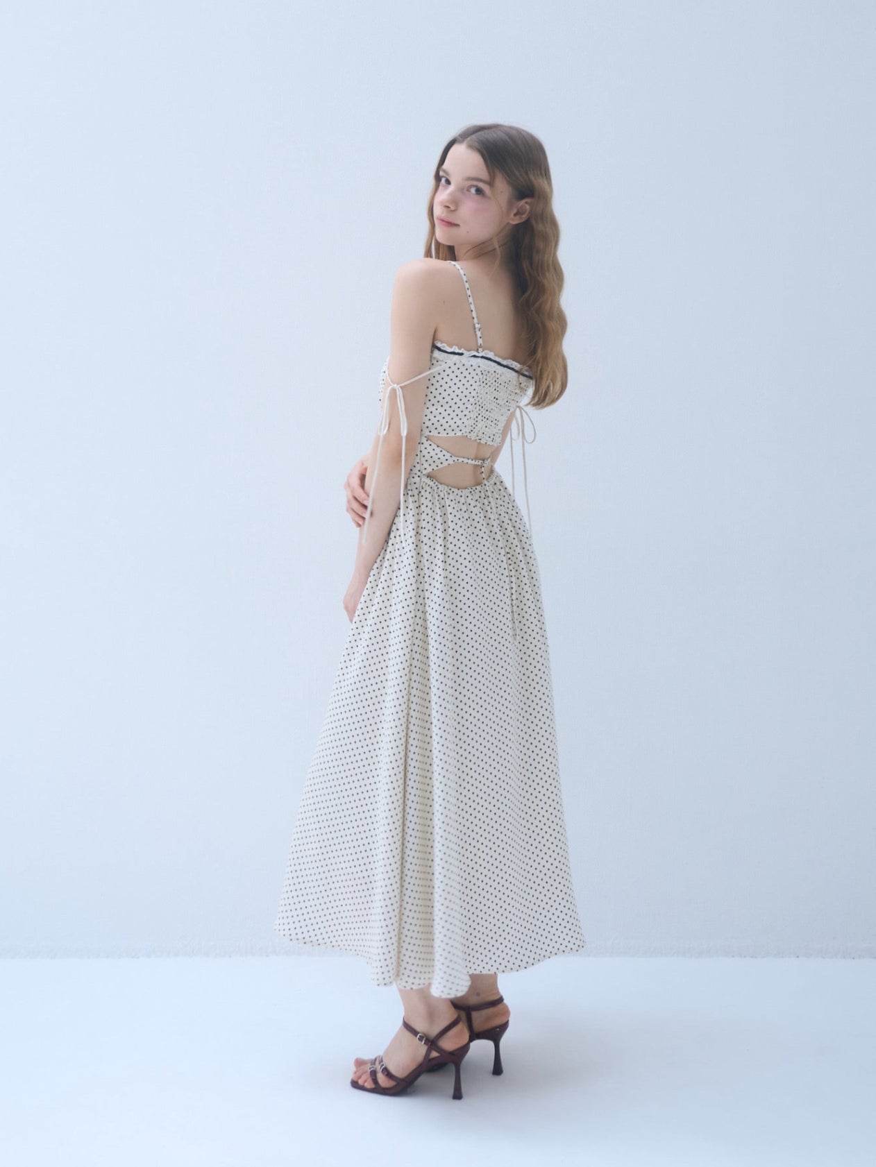ワンピース YILON FRENCH DOT OP IVORY French dot op – YILON