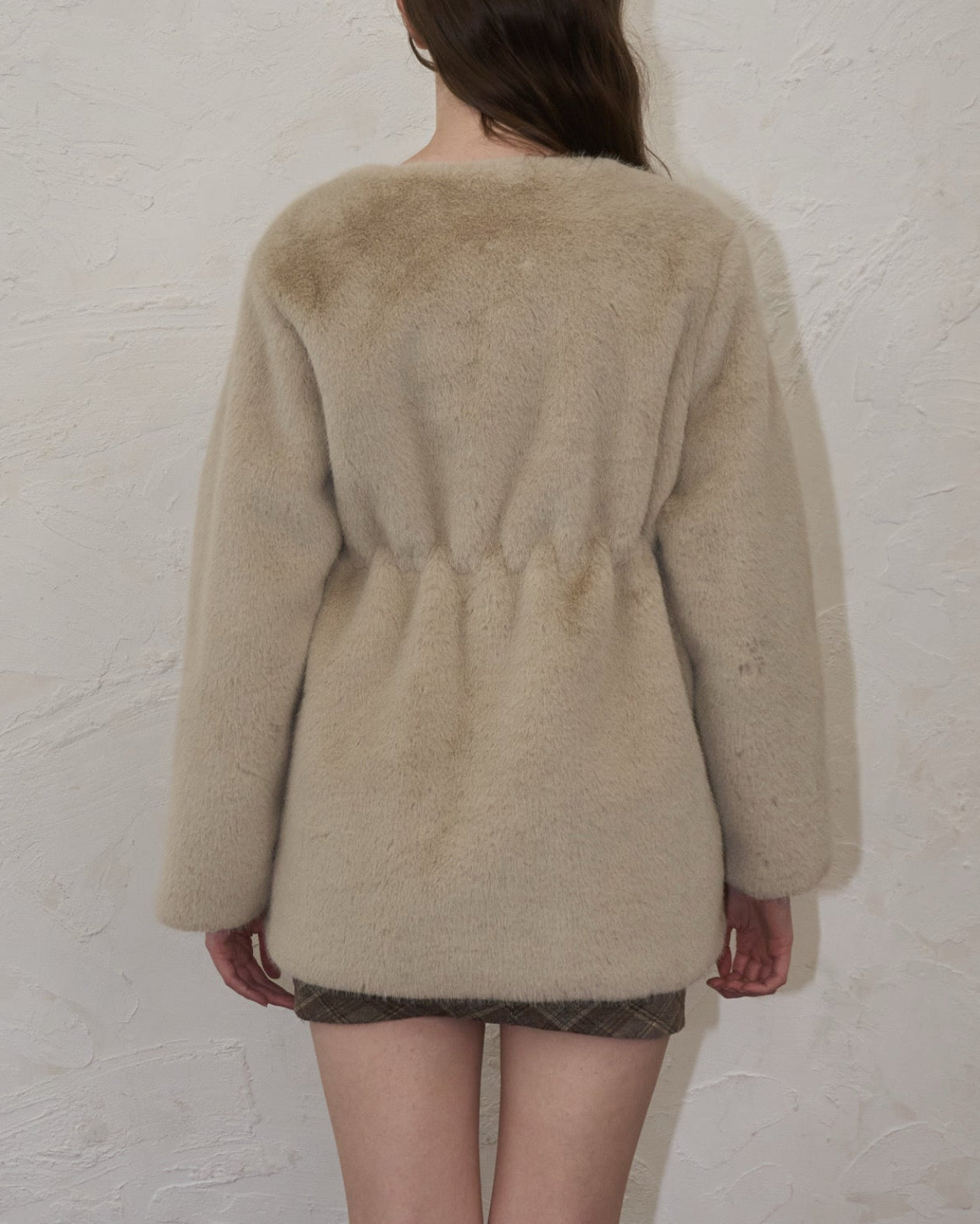 Waistmark eco fur coat – YILON