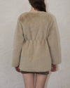 <予約商品>Waistmark eco fur coat