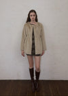 <予約商品>Waistmark eco fur coat
