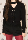 NAPOLEON BUTTON KNIT