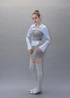 Cable bustier layered Set