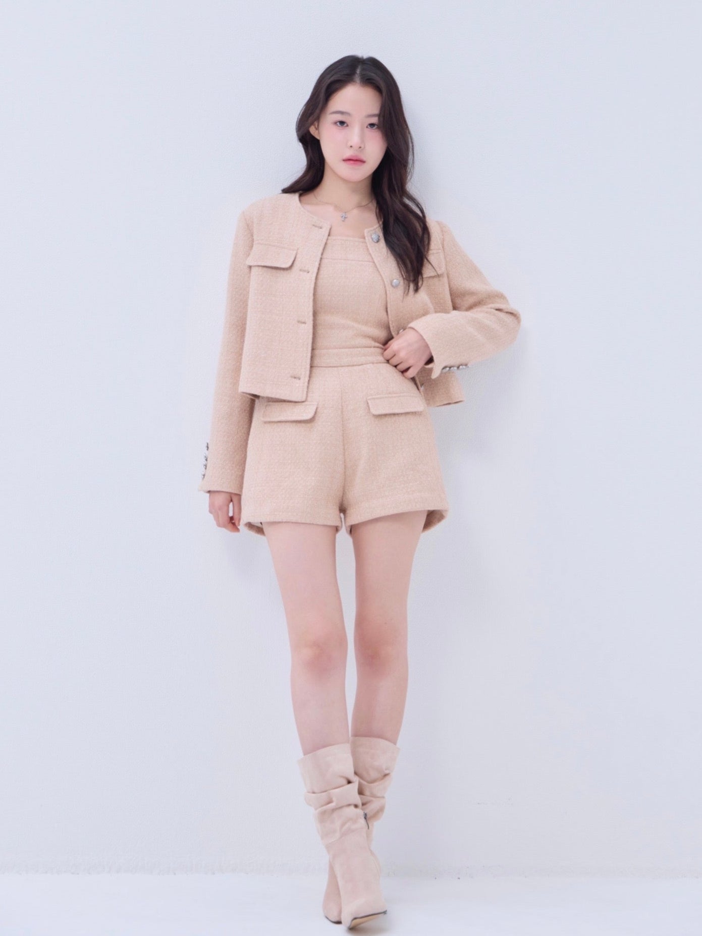 Twinkle tweed rompers – YILON