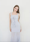 FRONT RIBBON MERMAID DRESS