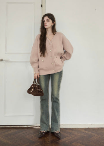 CLASSIC KNIT JACKET CARDIGAN