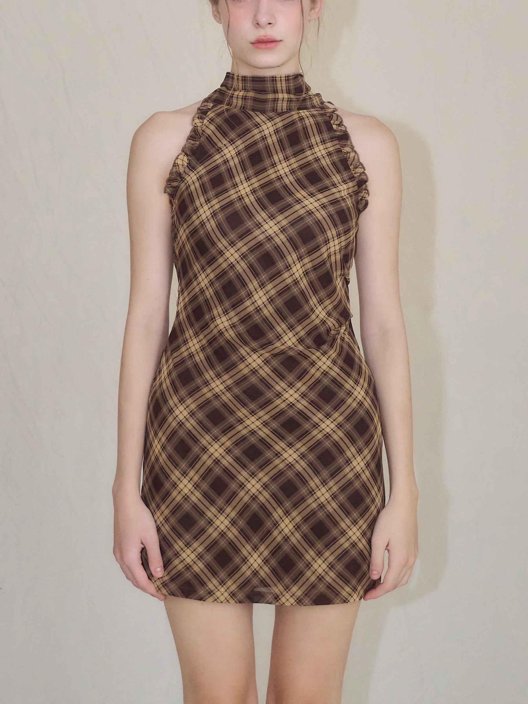 ワンピース yilon DOLCE CHECK OP Dolce check op – YILON
