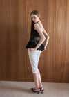 BALLOON LACE CAMI TOP