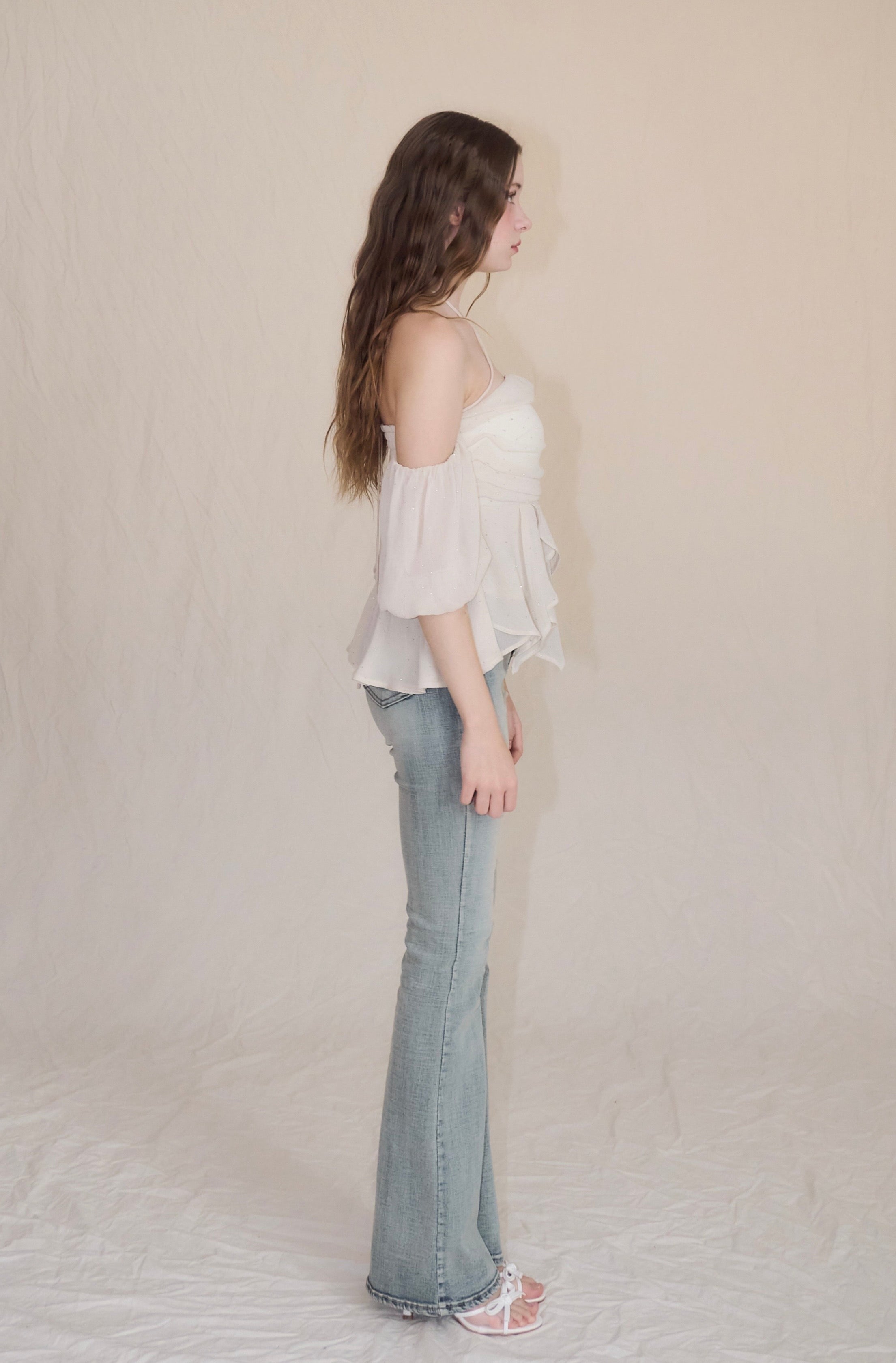 Bijou offshoulder blouse – YILON