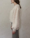 Shaggy drop cardigan