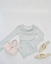DRAPE LACE TEE