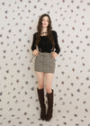 LACE RIBBON RIB TEE