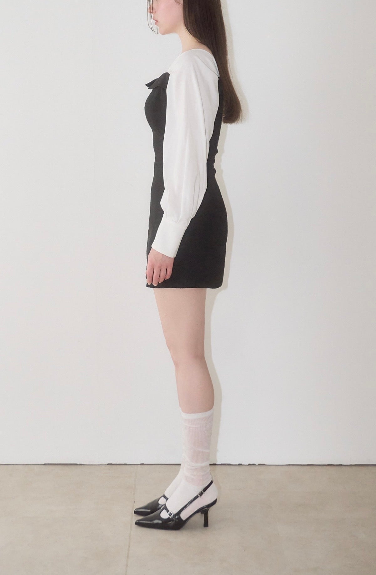 ワンピース yilon DOLCE CHECK OP YILON MADE イロンDOLCE CHECK OP ワンピース NAVY - メルカリ