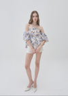 JOLI BOLD FLORAL BLOUSE