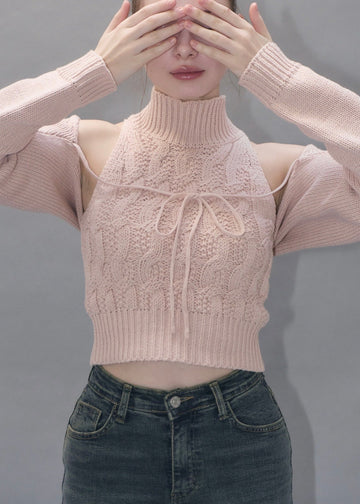 Layered knit ensemble