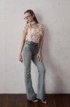 Little flower chiffon blouse