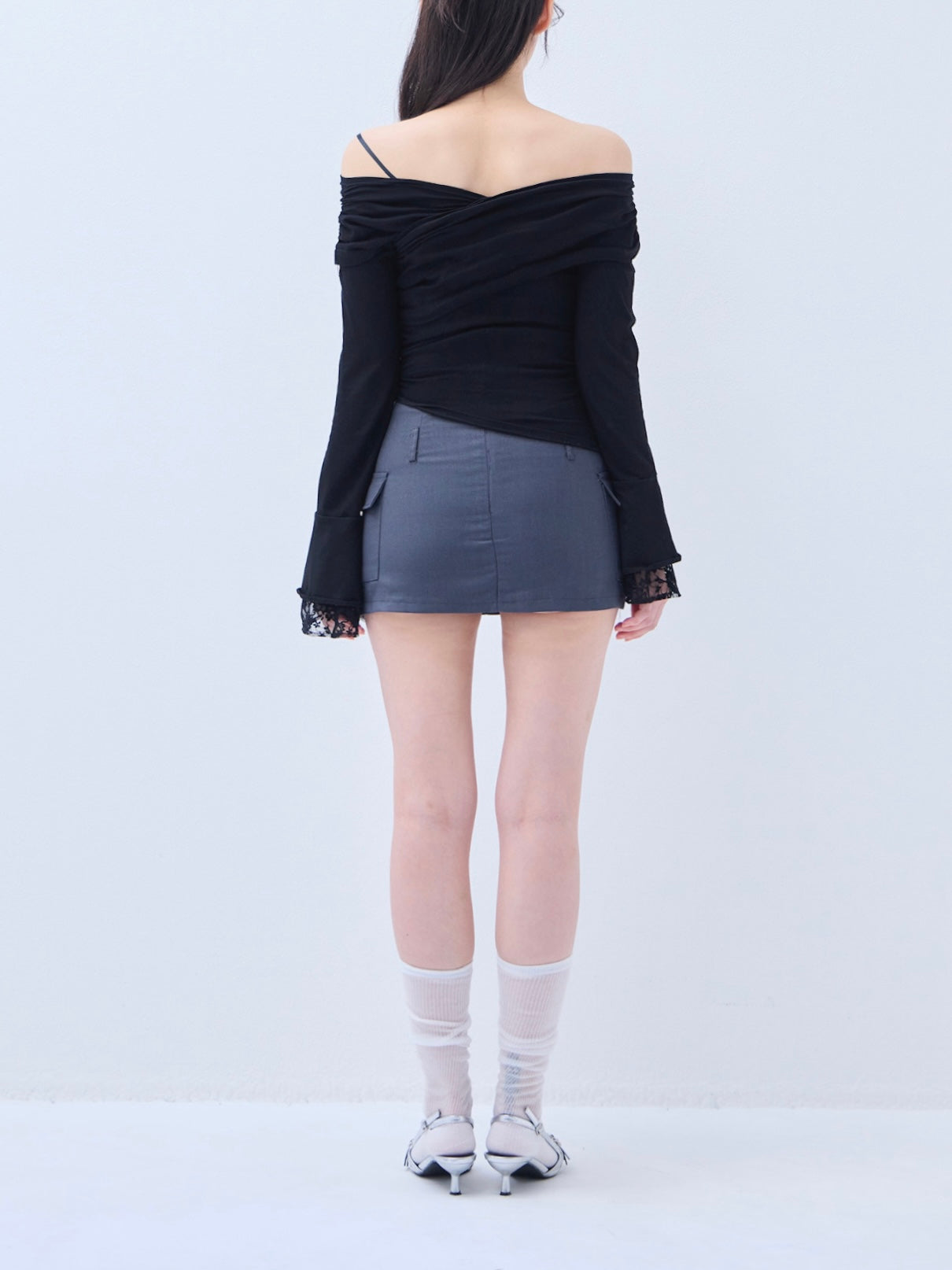 Lace gather tops – YILON