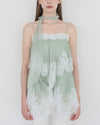 LACE TRIM TIERED CAMI TOP