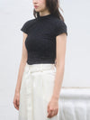French sleeve bijou tee