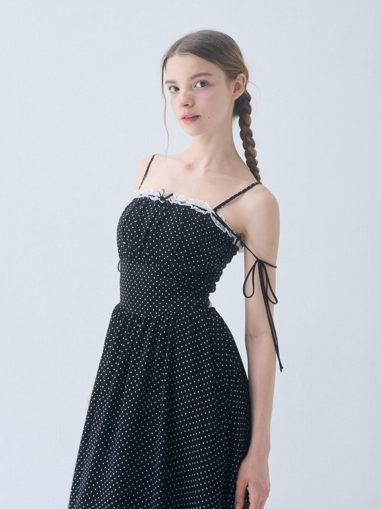 ワンピース YILON FRENCH DOT OP IVORY French dot op – YILON
