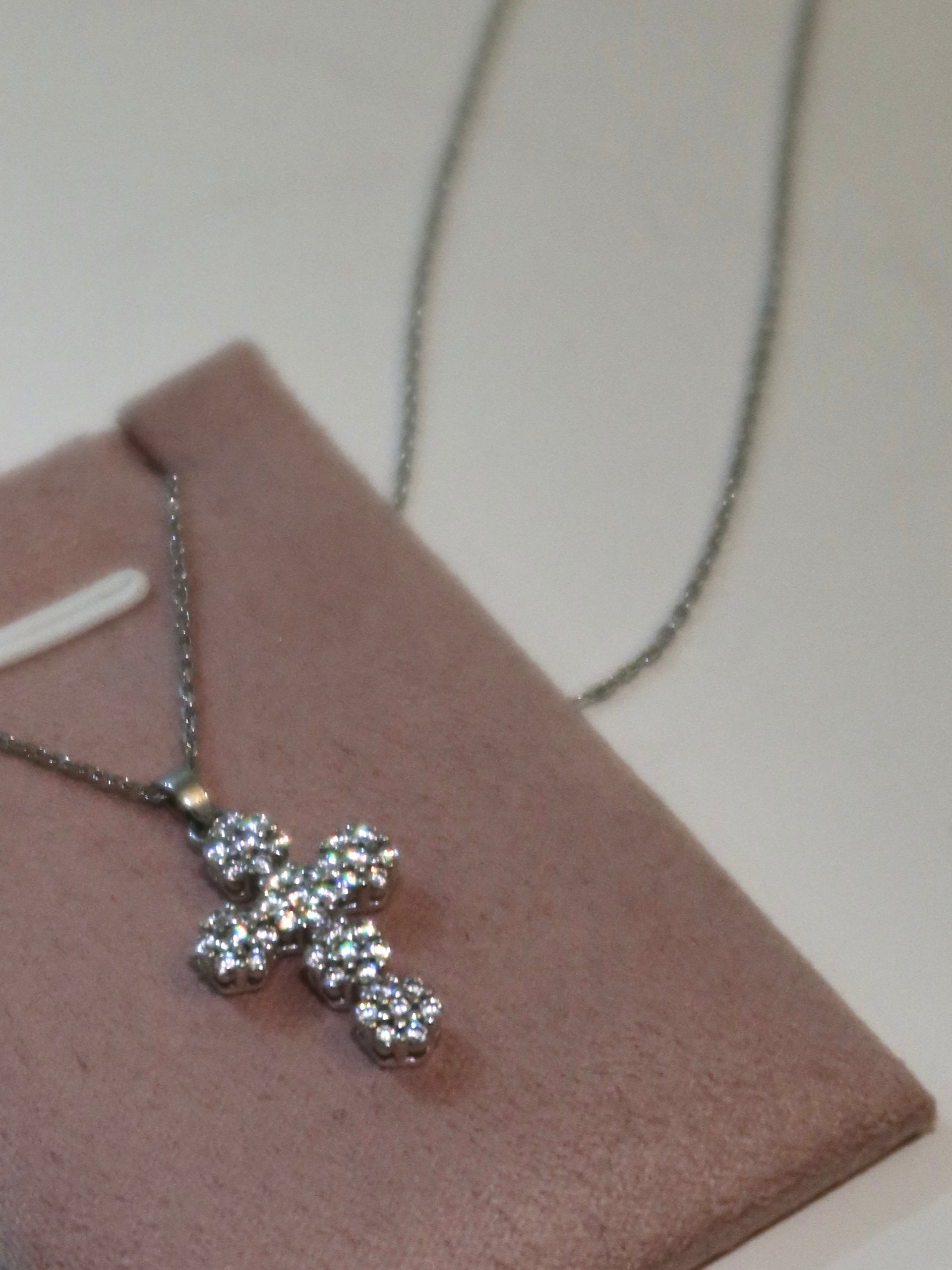新品 YILON イロン BIJOU CROSS NECKLACE ネックレス Bijou cross necklace – YILON