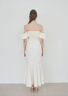 FEMININE COTTON MERMAID DRESS