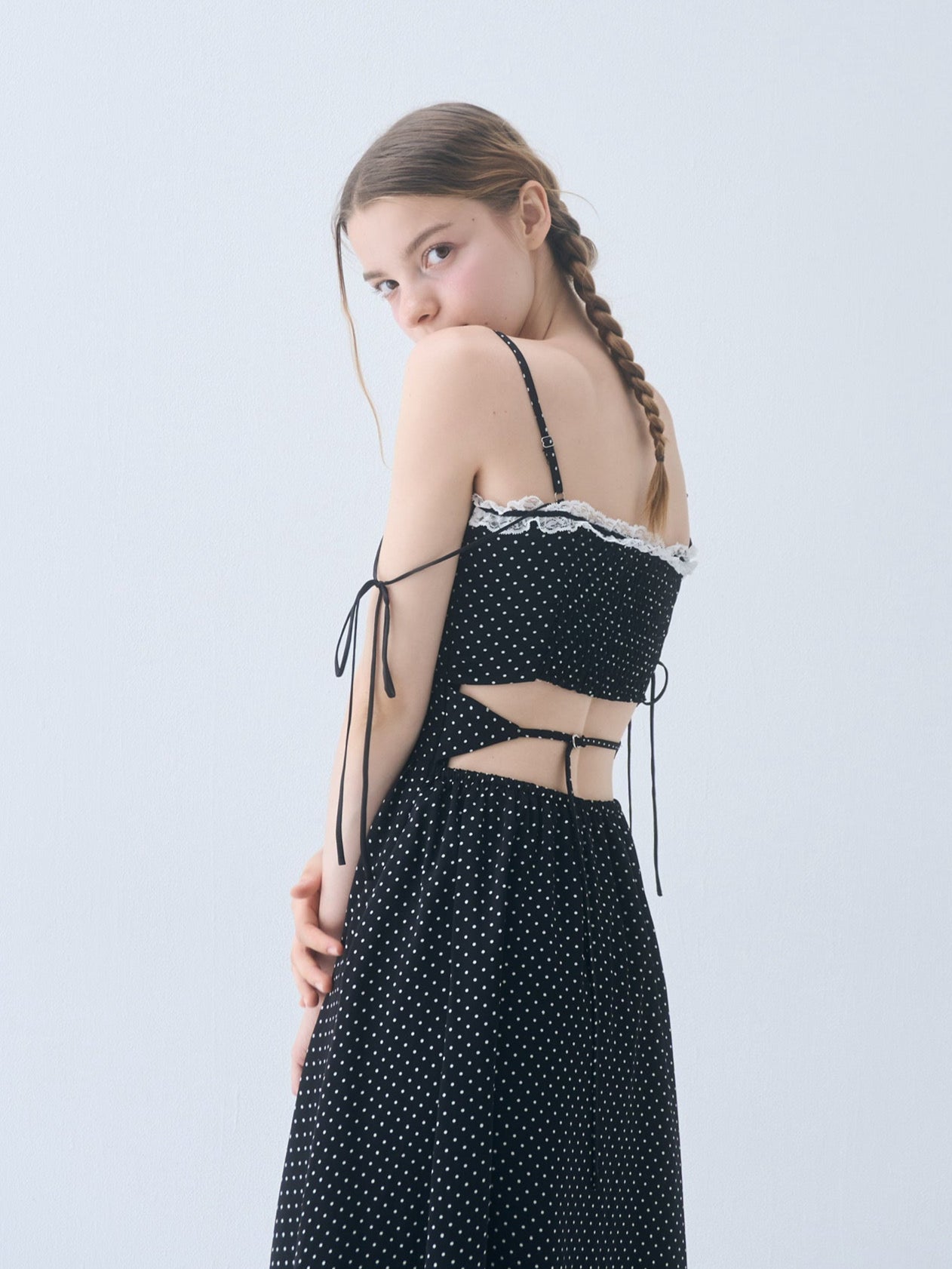 ワンピース YILON FRENCH DOT OP IVORY French dot op – YILON