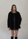 <予約商品>Waistmark eco fur coat
