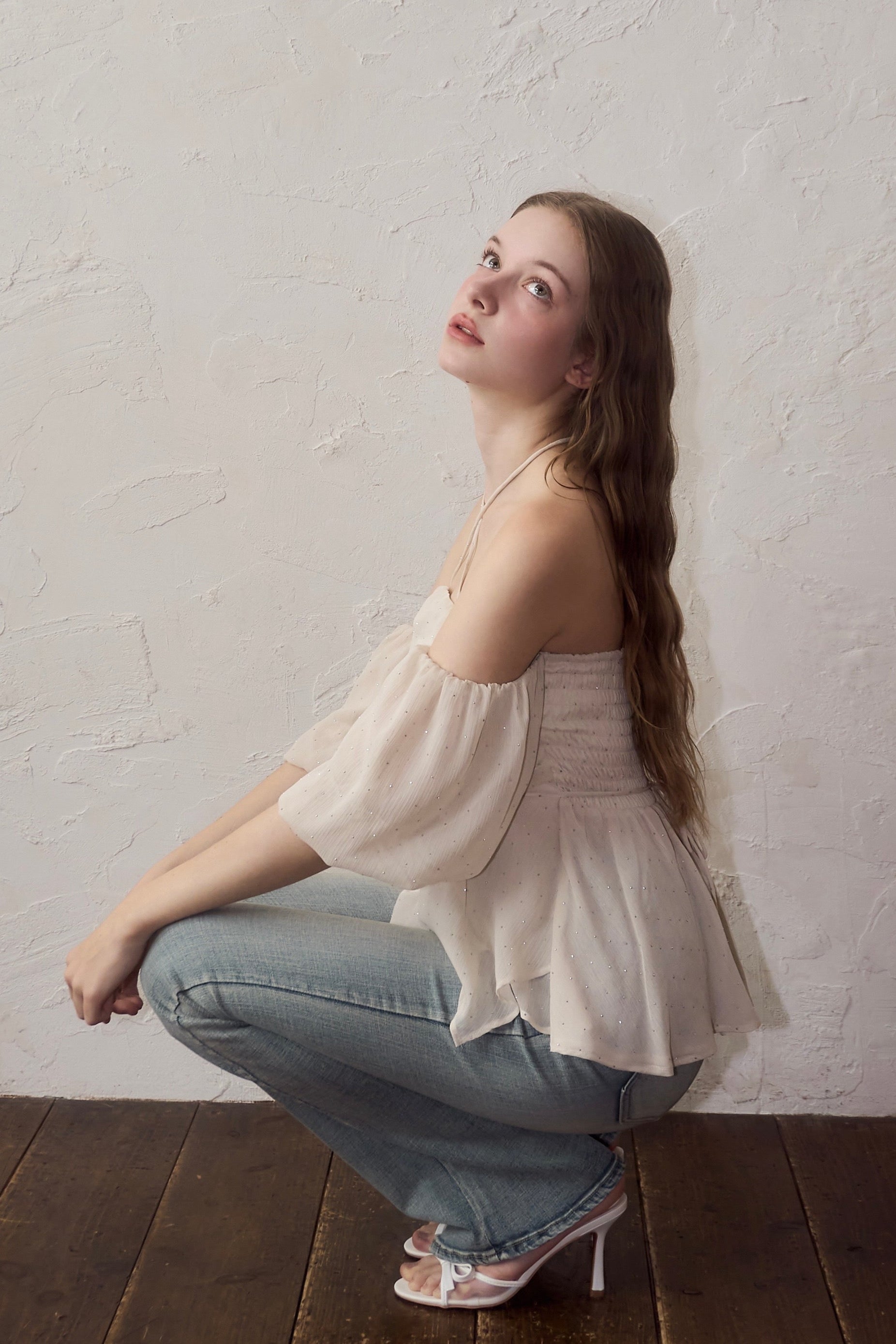 Bijou offshoulder blouse – YILON