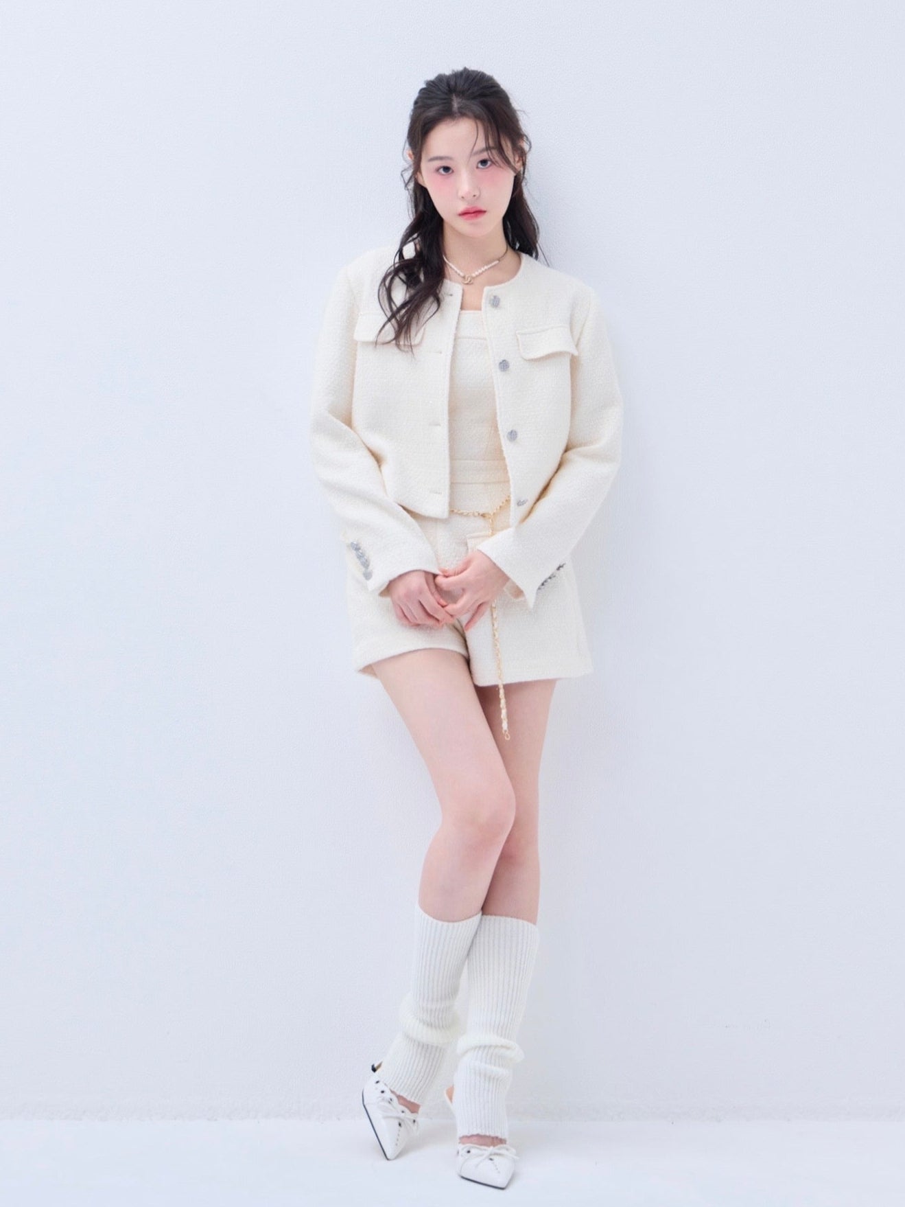 ジャケット・アウター yilon TWINKLE TWEED JACKET Twinkle tweed jacket – YILON