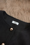 Crop suède jacket