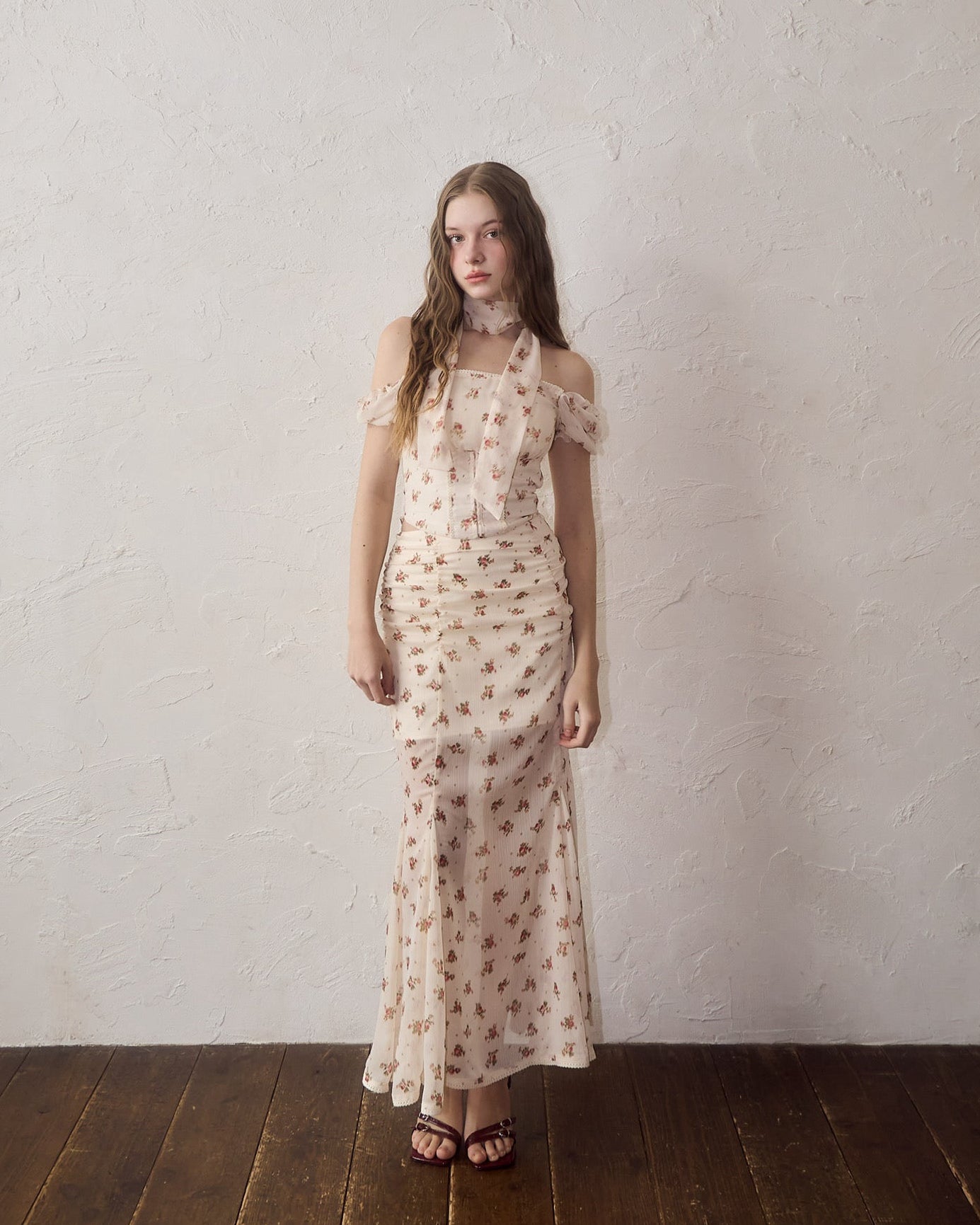受注販売】Little flower chiffon blouse – YILON