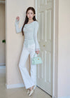 DRAPE LACE TEE