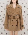 HERITAGE MELTON TRENCH COAT