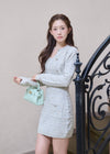 SUMMER KNIT BORDER CARDIGAN