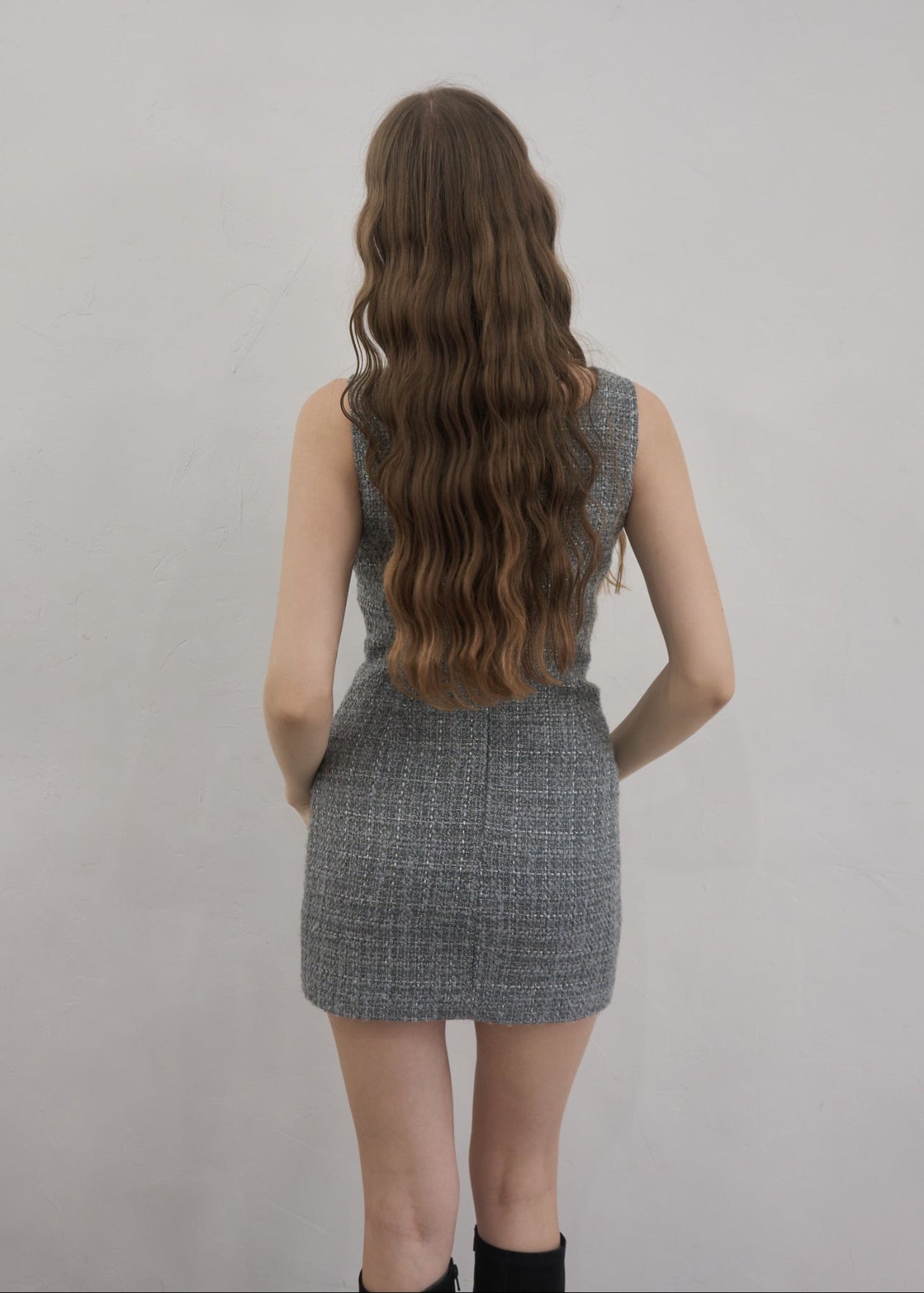 Twinkle tweed button op – YILON