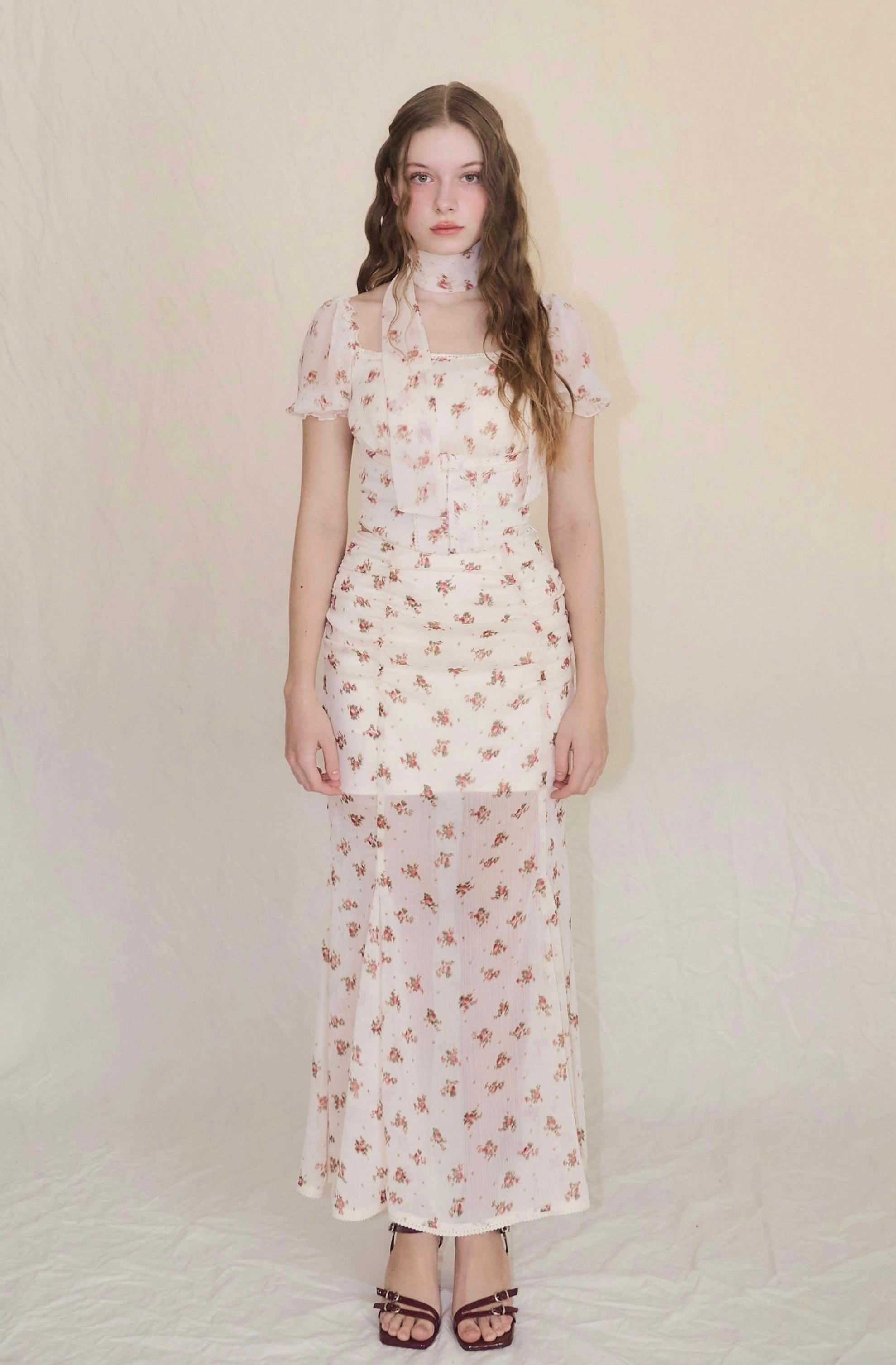 STAFF BLOG〉Little flower chiffon blouse / Little flower