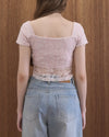 RIBBON LACE TEE