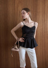 BALLOON LACE CAMI TOP