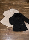 Fur collar classical coat