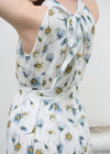 HALTER NECK TIERED MAXI DRESS