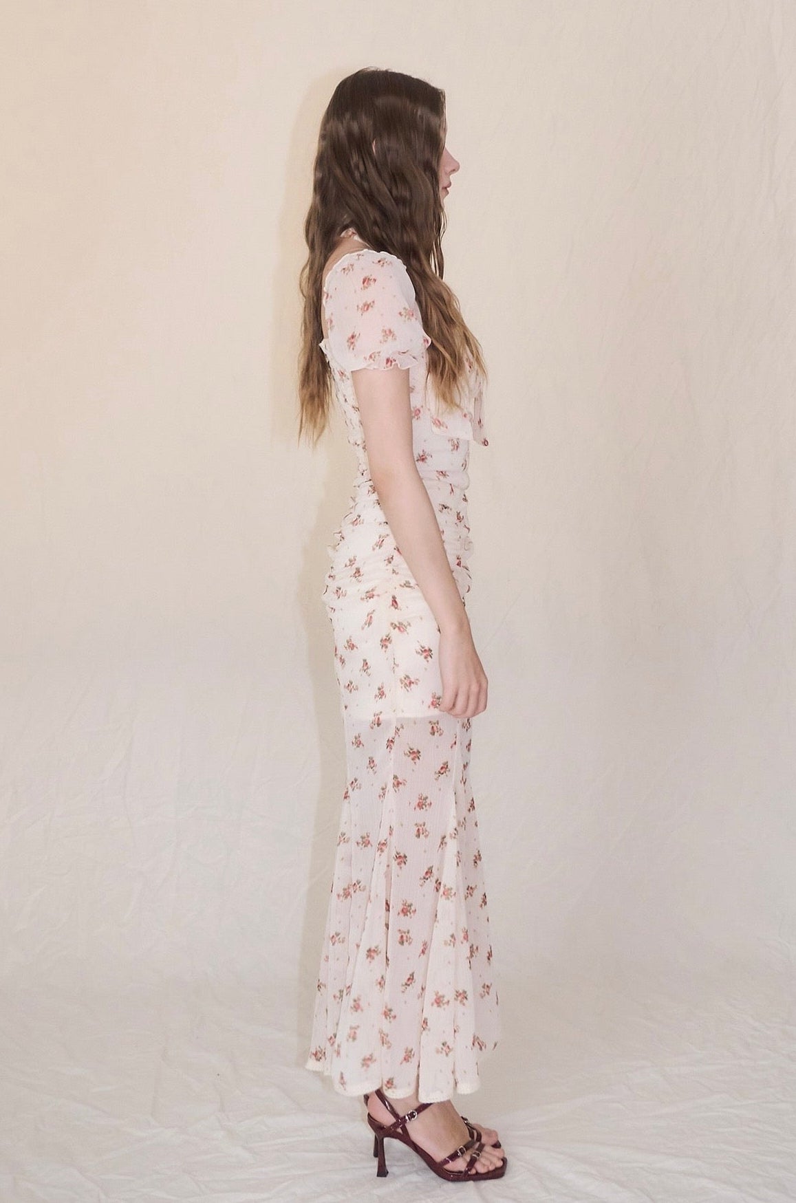 受注販売】Little flower chiffon skirt – YILON