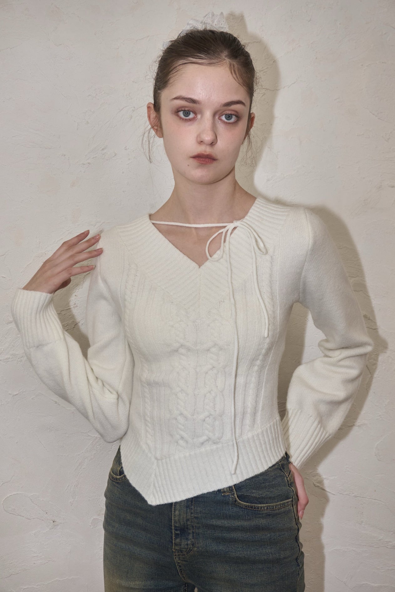 YILON イロン RIBBON CAMI SET TOPS WHITE YILON イロン RIBBON CAMI SET TOPS WHITE YILON イロン RIBBON CAMI